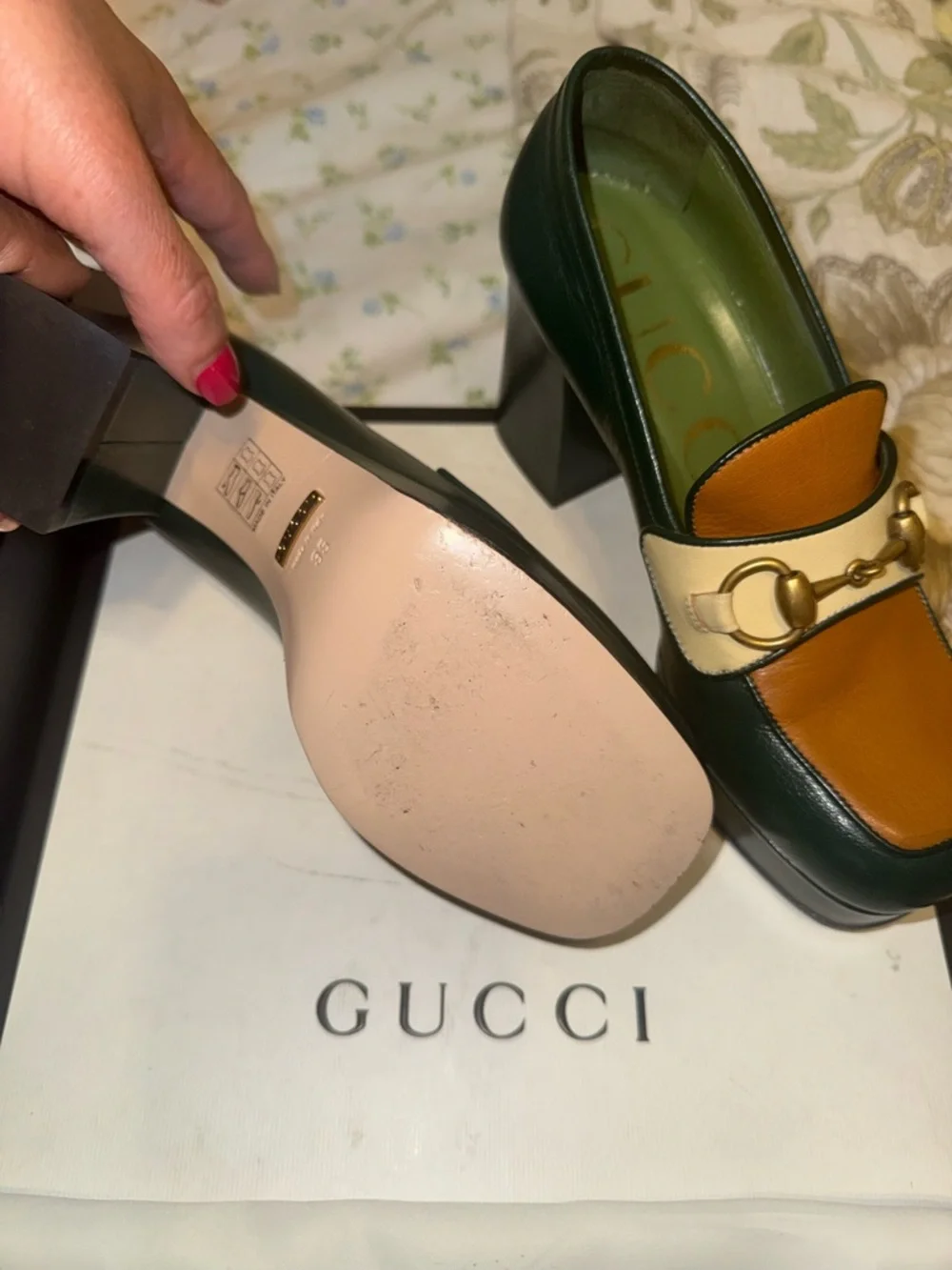 Gucci Houdan platform loafer pump - Picture 3 of 3